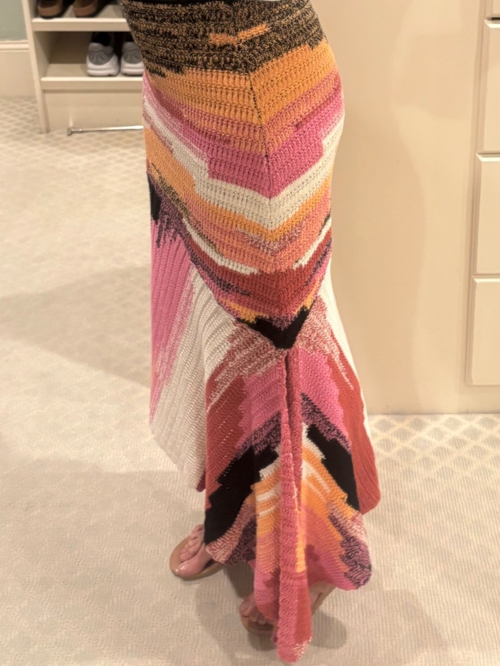 ALC Knit Crochet Sweater Skirt XS - Picture 5 of 11